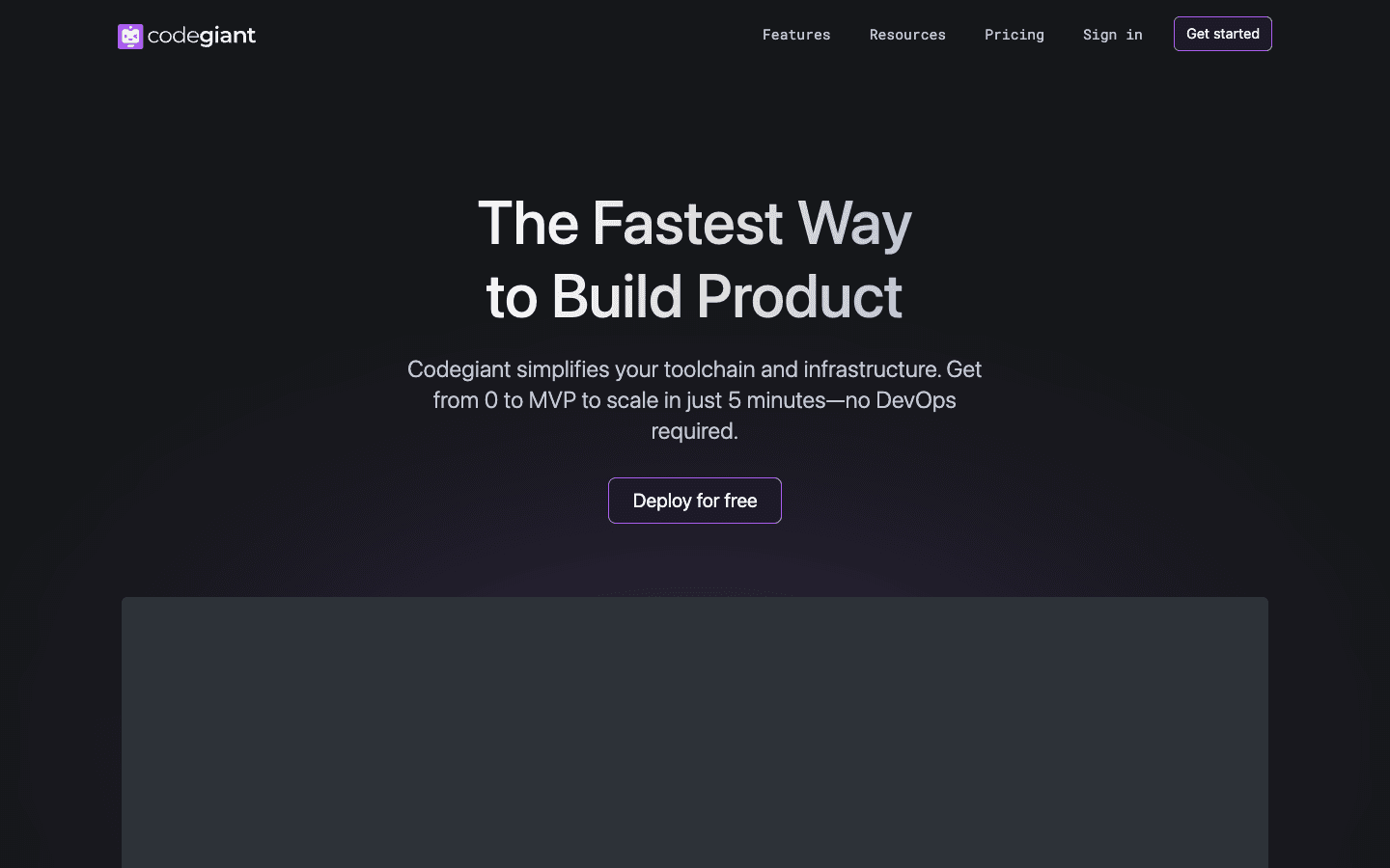 CodeGiant DevSecOps Platform