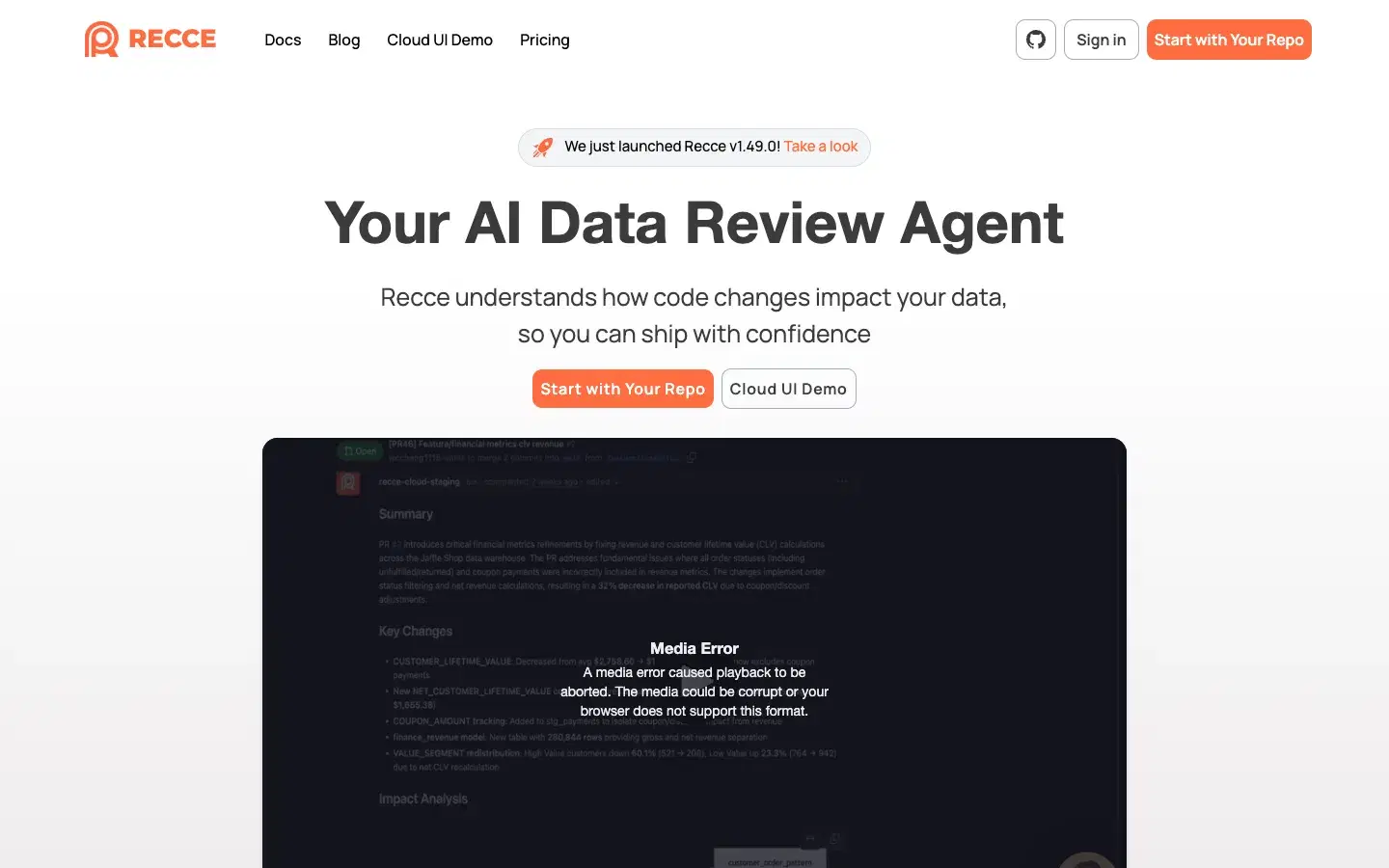 Recce Corporate Website