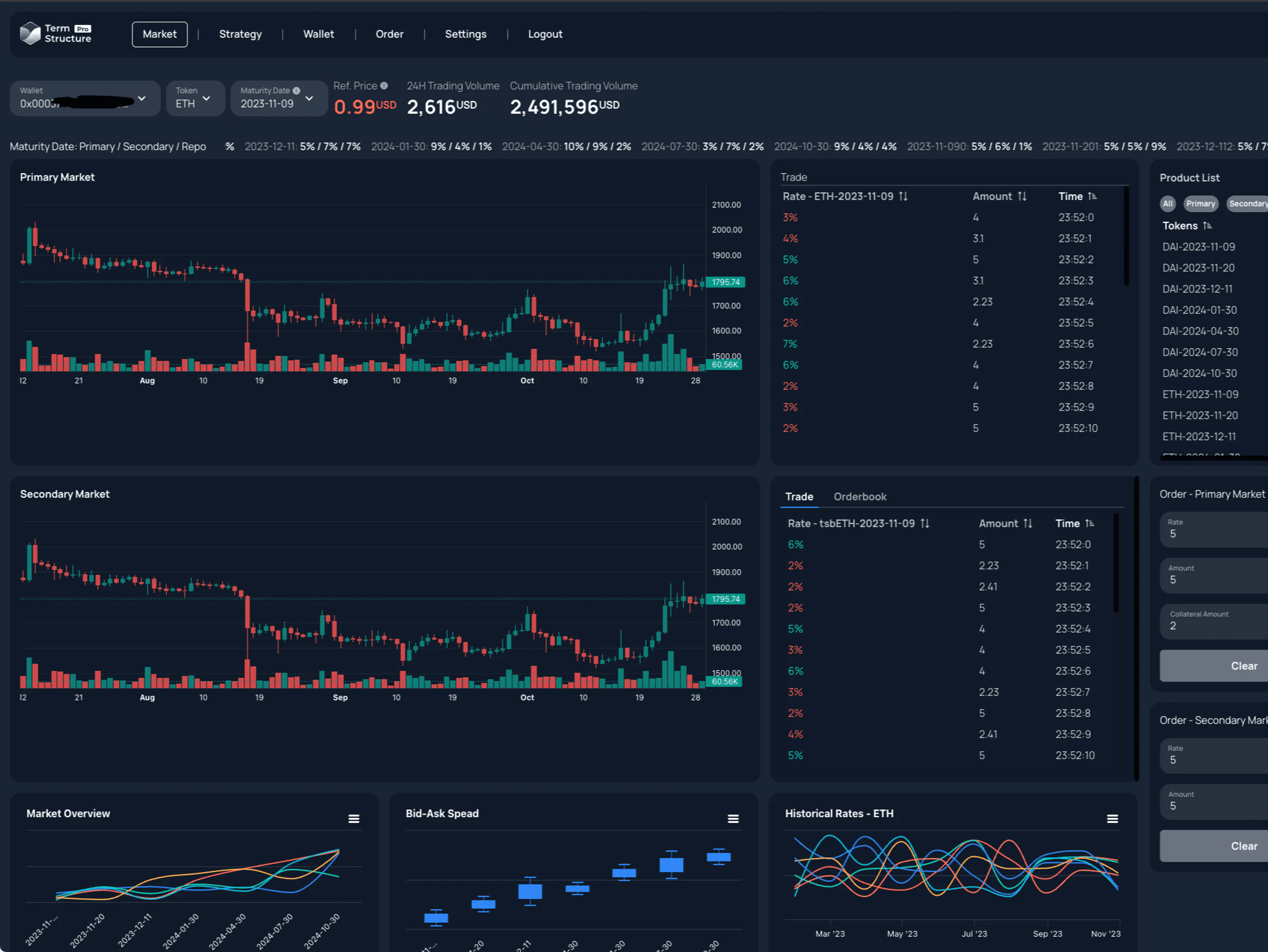 Crypto DeFi Borrow & Lend Platform for Professionals