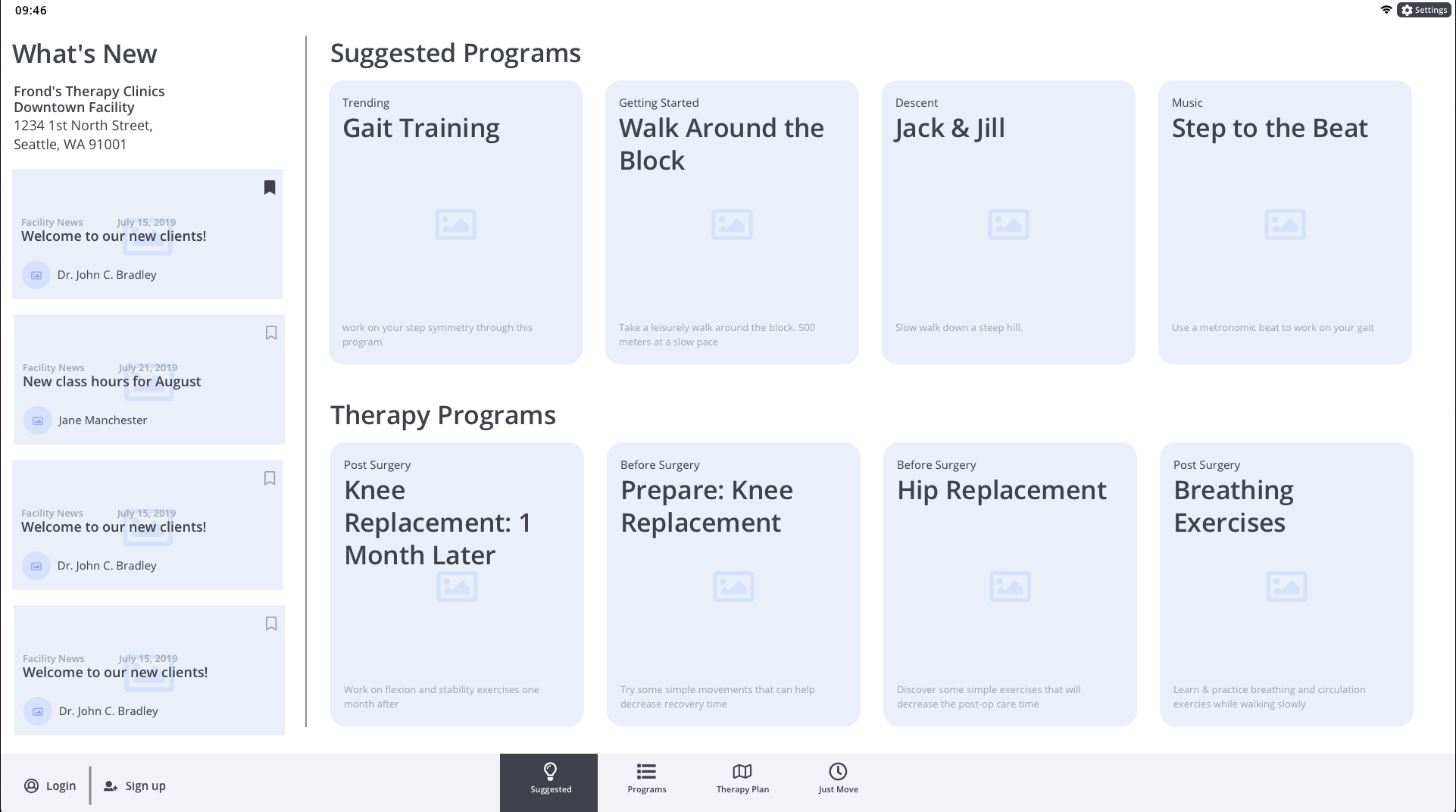 Patient / Provider Solution for Physical Therapy
